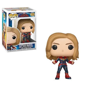 Funko Pop Marvel Captain Marvel Figure Red Blue #425